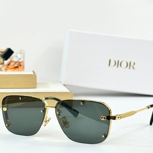 MONTAIGNE SUNGLASS NEODIOR A4U IN METAL - Gold/Dark Grey