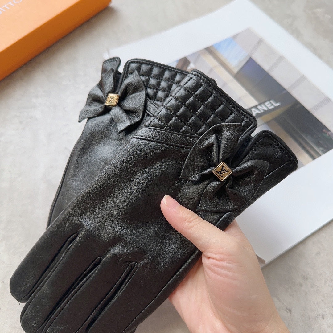 GLOVES IN BLACK LAMBSKIN 120197 - M
