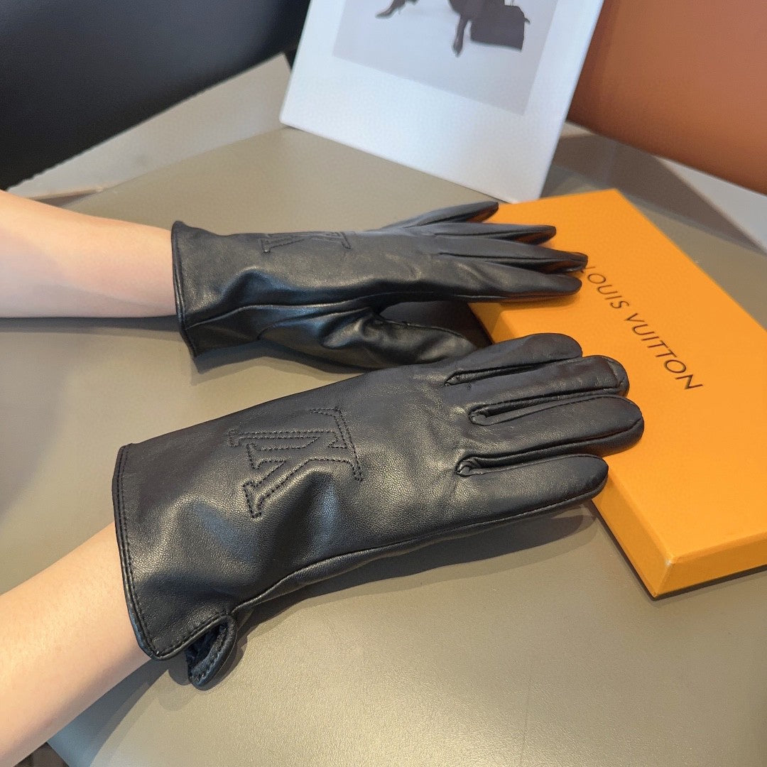GLOVES IN BLACK LAMBSKIN 432714 - M