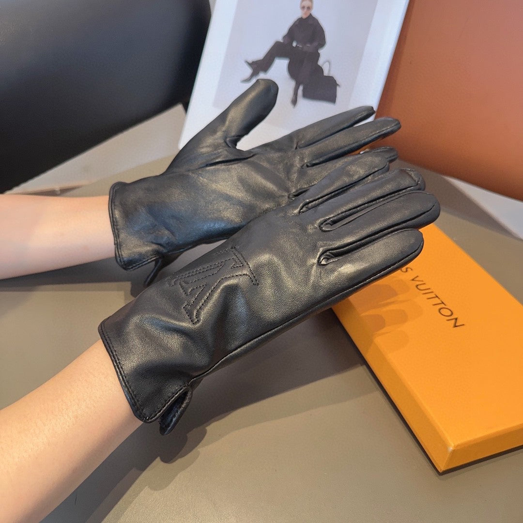 GLOVES IN BLACK LAMBSKIN 432714 - M