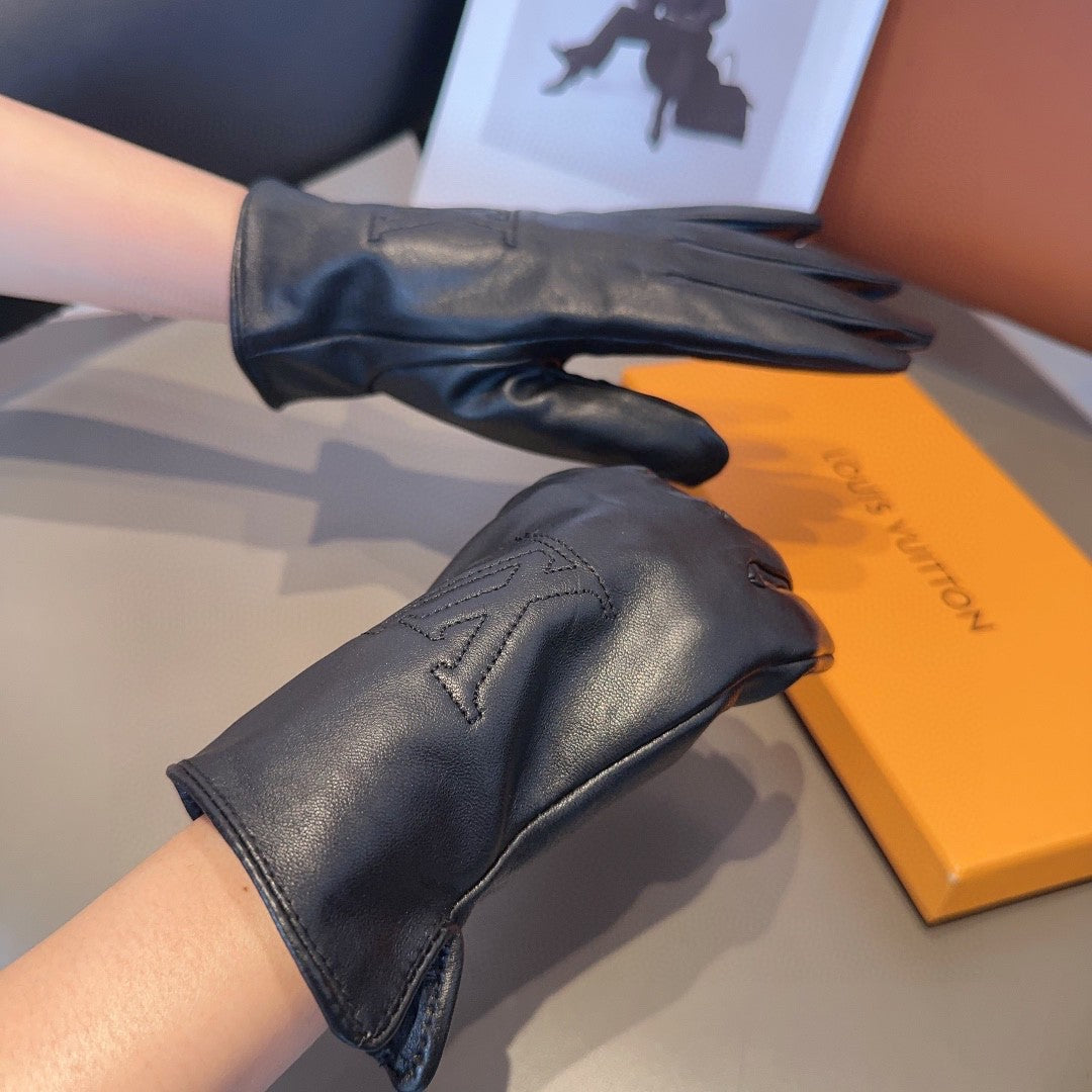 GLOVES IN BLACK LAMBSKIN 432714 - M