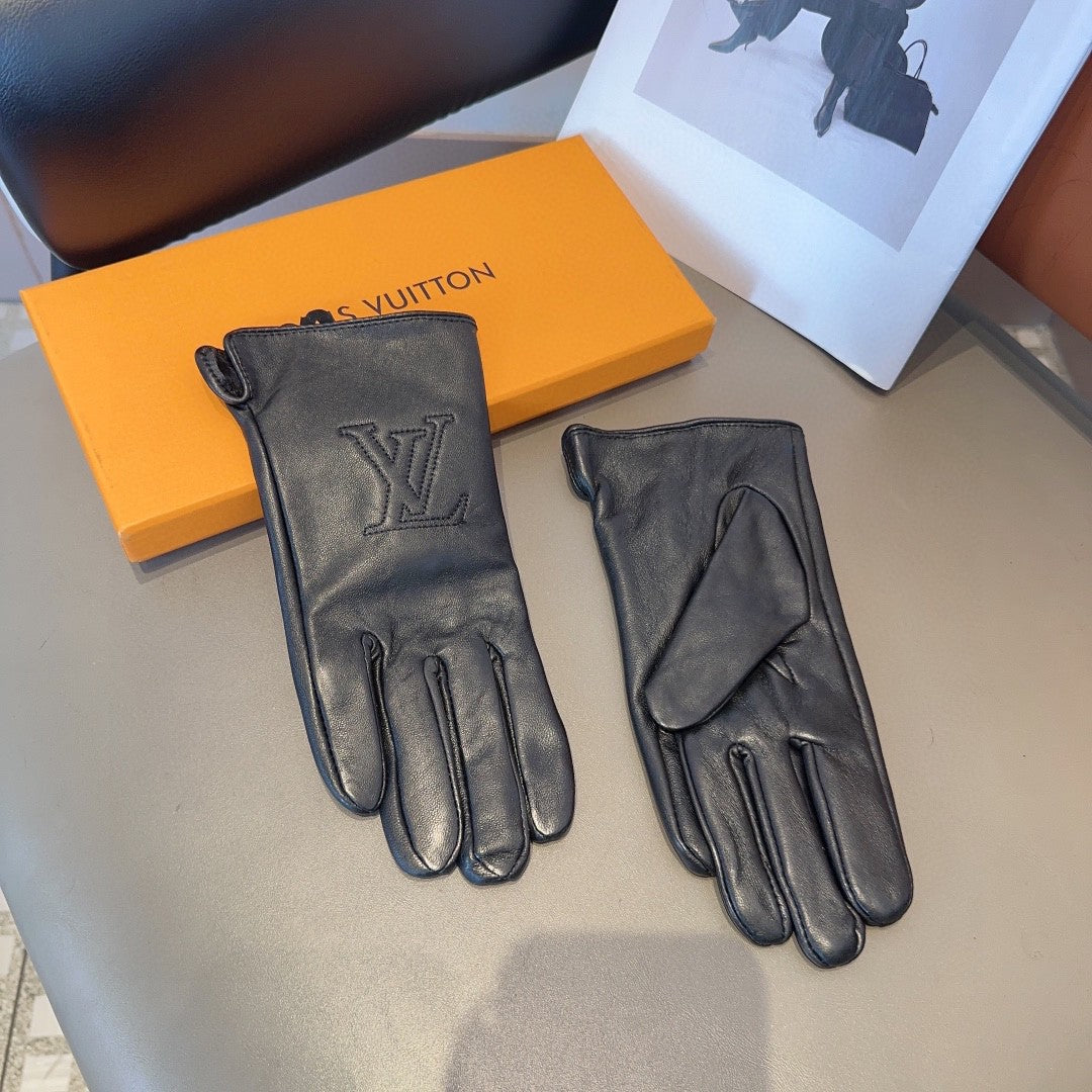 GLOVES IN BLACK LAMBSKIN 432714 - M