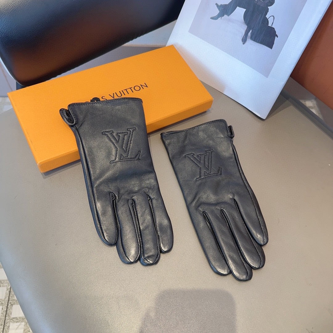 GLOVES IN BLACK LAMBSKIN 432714 - M