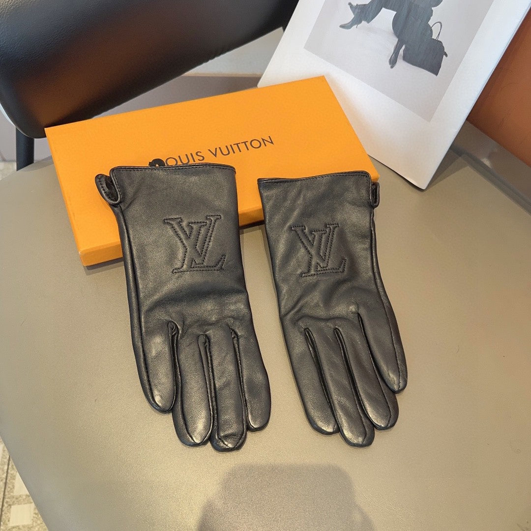 GLOVES IN BLACK LAMBSKIN 432714 - M