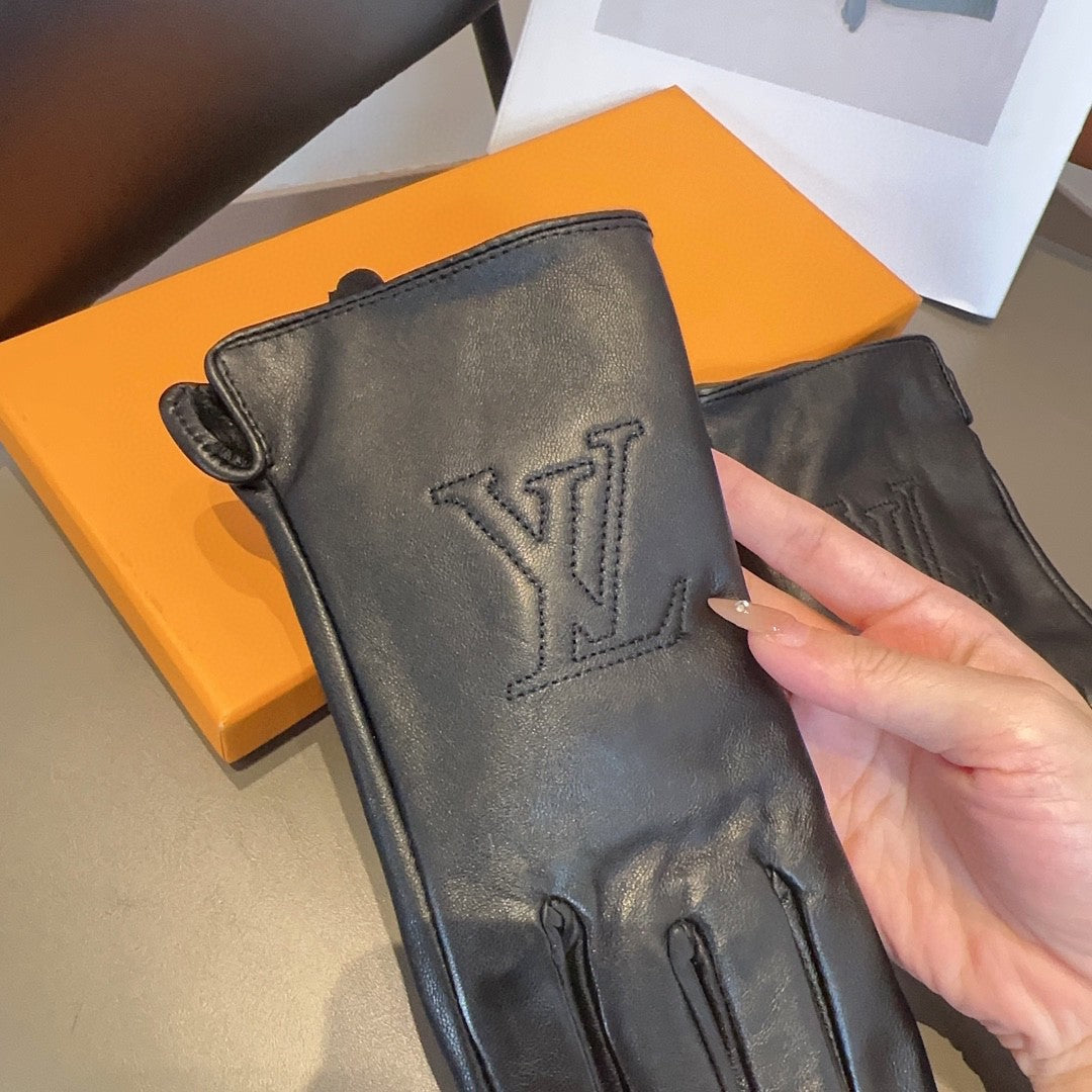 GLOVES IN BLACK LAMBSKIN 432714 - M
