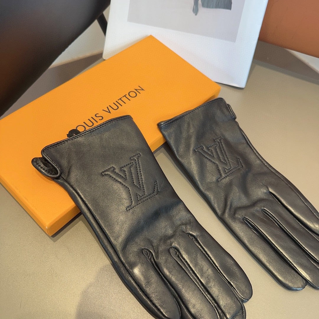 GLOVES IN BLACK LAMBSKIN 432714 - M