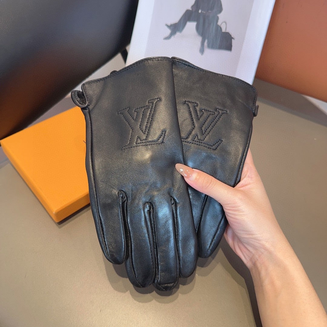 GLOVES IN BLACK LAMBSKIN 432714 - M