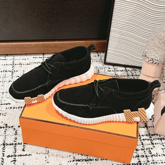INCREASE SNEAKER IN BLACK SUEDE - 34