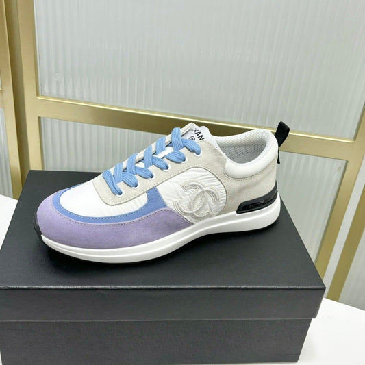 SNEAKER IN AMETHYST PURPLE MIX GREY SUEDE - 35