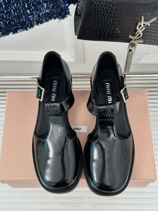 Sandal Platform Black Calfskin - 35