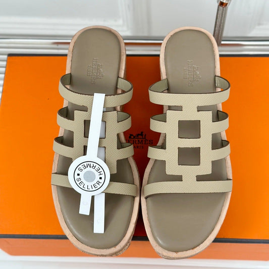 ISABELLA SANDAL TORTILLA CALFSKIN - 35