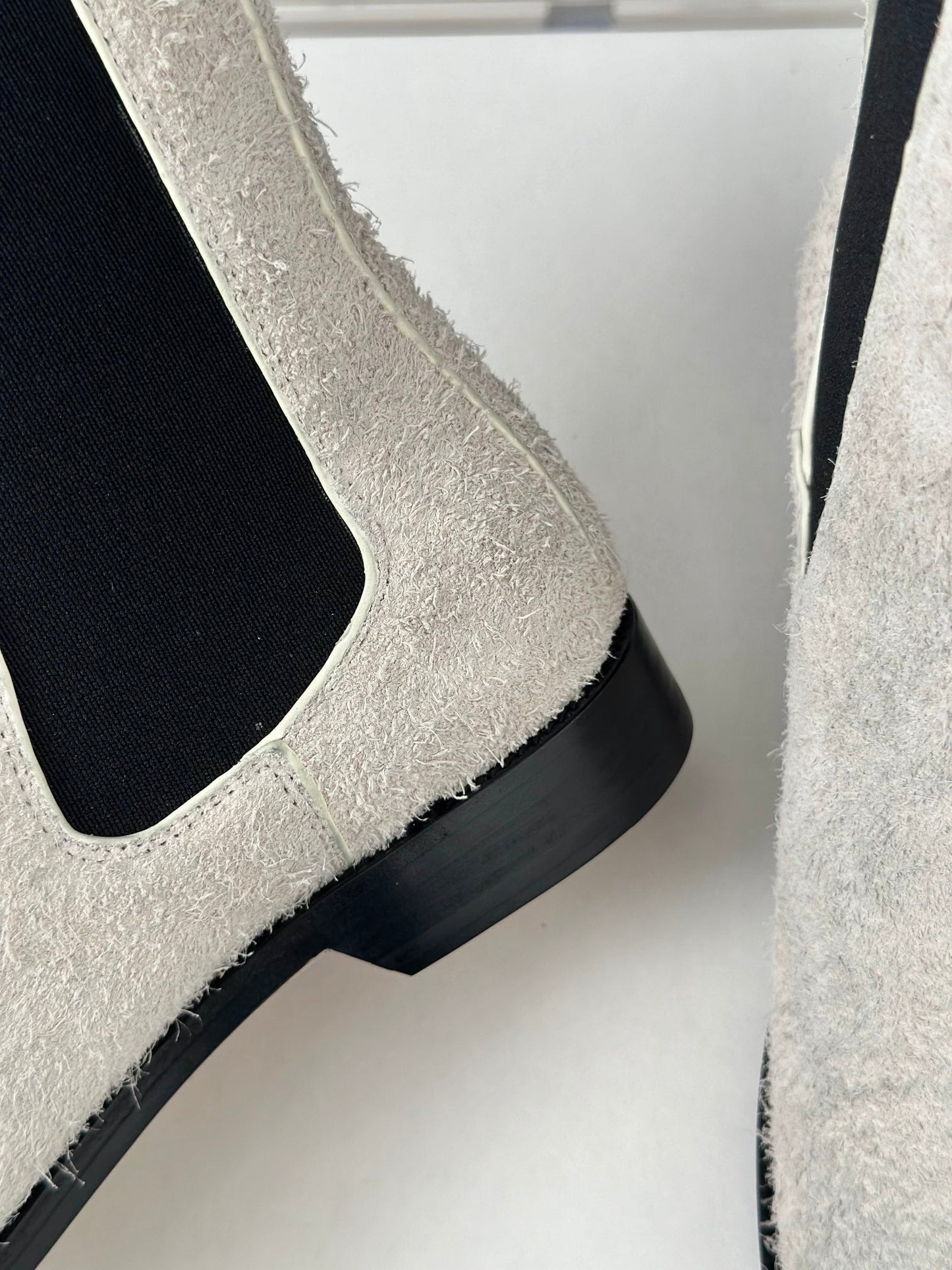 LW CAMPO CHELSEA BOOT WHITE BRUSHED SUEDE - 35