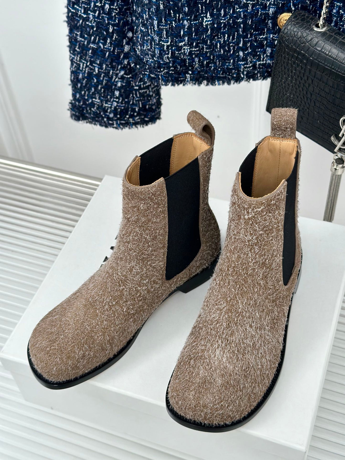 LW CAMPO CHELSEA BOOT BROWN BRUSHED SUEDE - 35