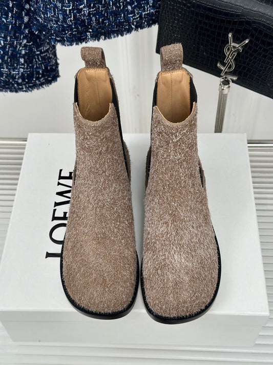 LW CAMPO CHELSEA BOOT BROWN BRUSHED SUEDE - 35