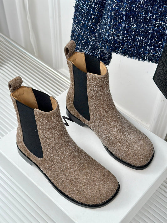 LW CAMPO CHELSEA BOOT BROWN BRUSHED SUEDE - 35