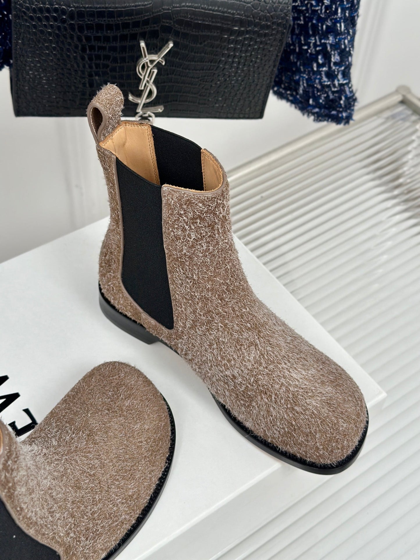 LW CAMPO CHELSEA BOOT BROWN BRUSHED SUEDE - 35