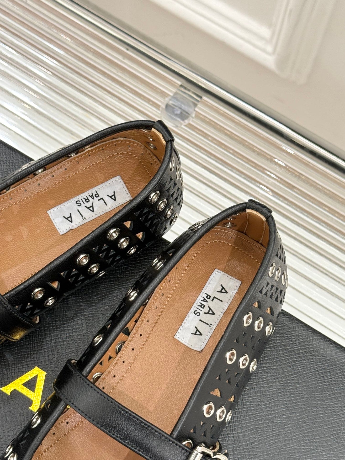 MARY JANE IN BLACK CALFSKIN - 35
