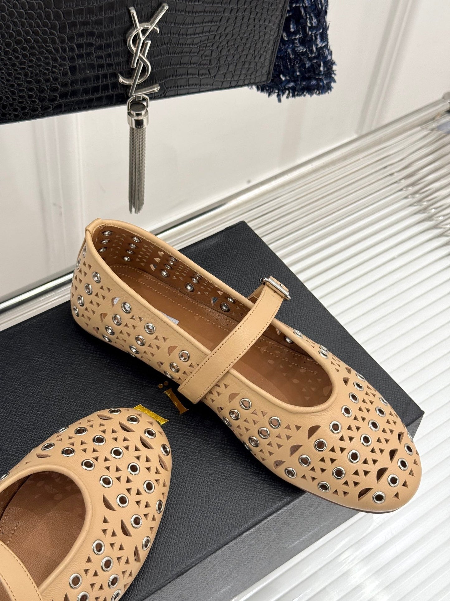 MARY JANE IN SEPIA TAN CALFSKIN - 35
