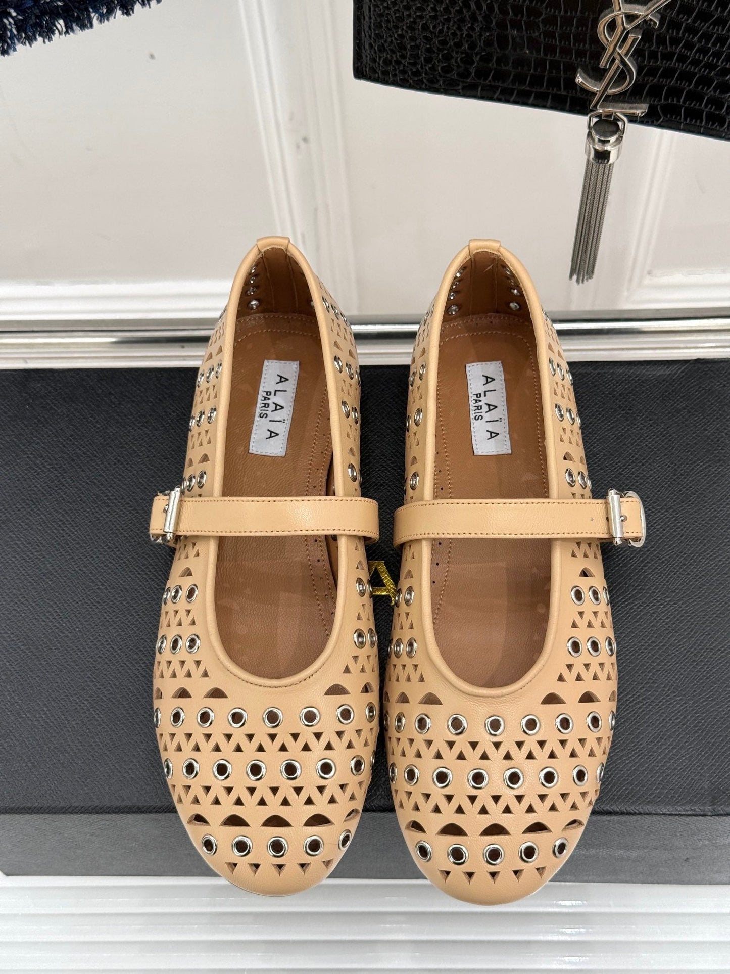 MARY JANE IN SEPIA TAN CALFSKIN - 35