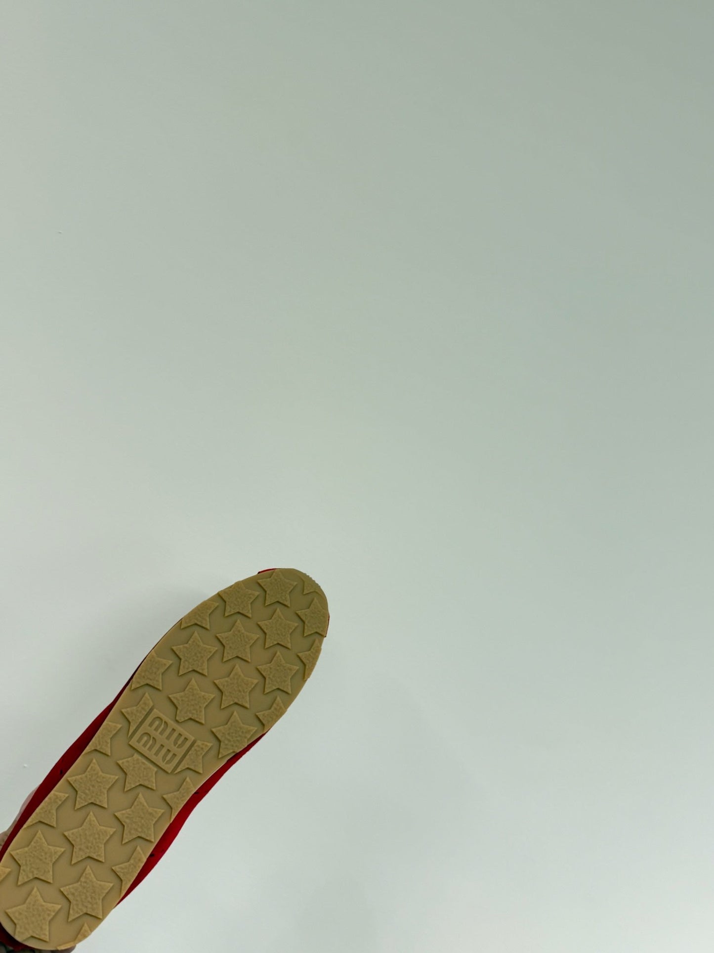 PLUME SNEAKERS IN RED SUEDE - 35