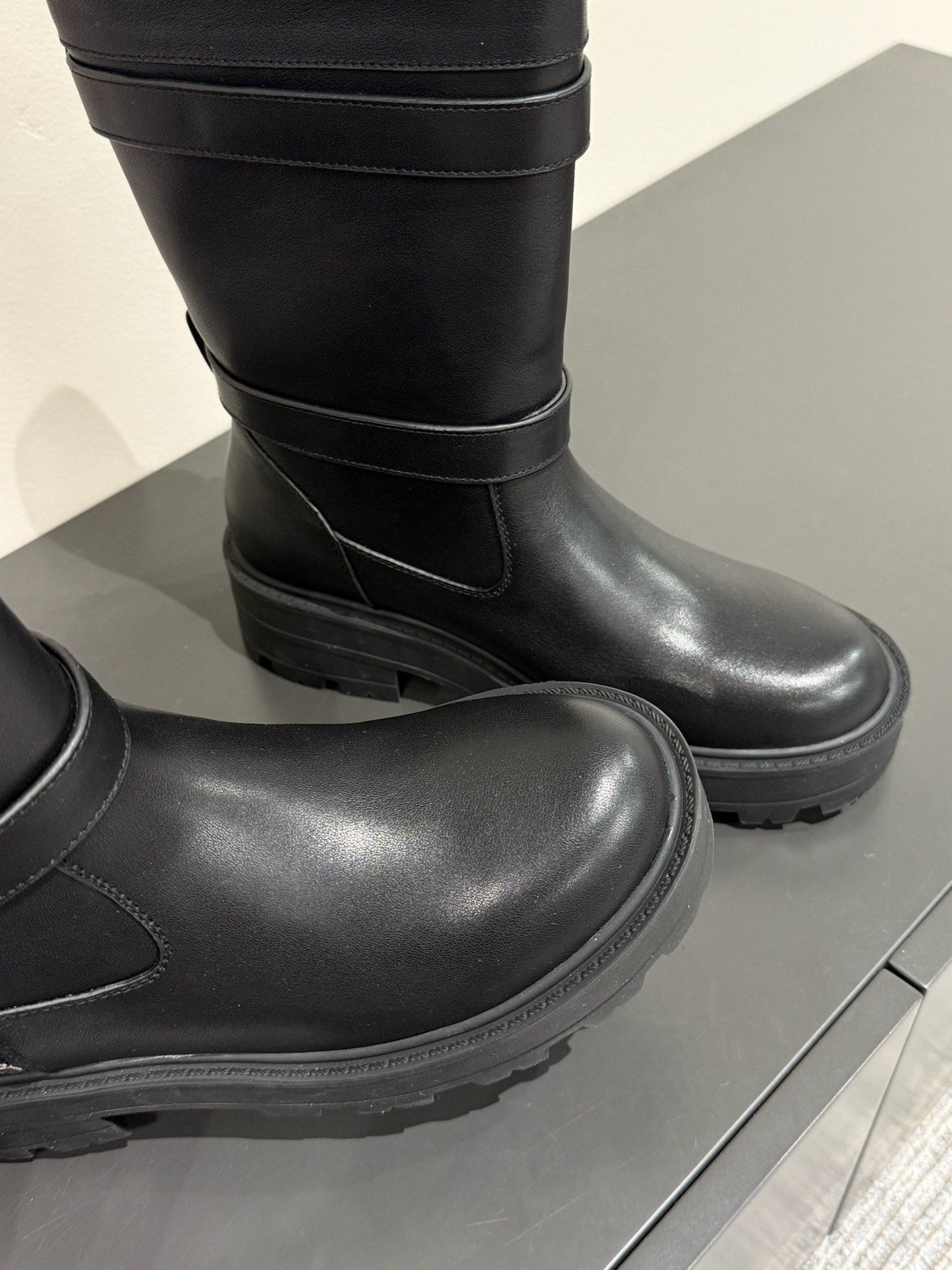 MAJOR ANKLE BOOT IN BLACK CALFSKIN - 35