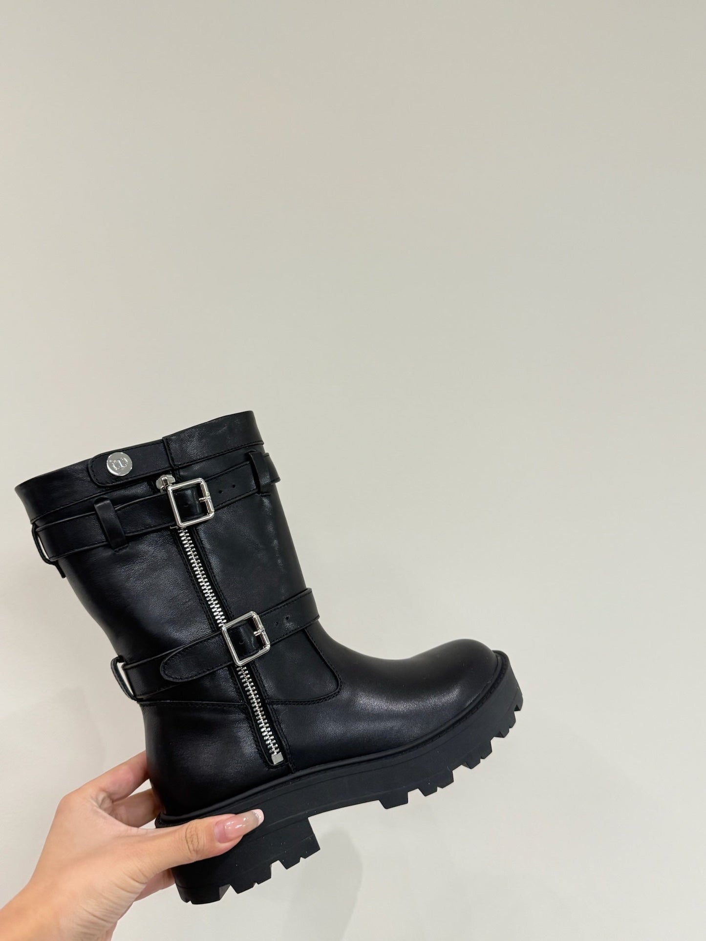 MAJOR ANKLE BOOT IN BLACK CALFSKIN - 35