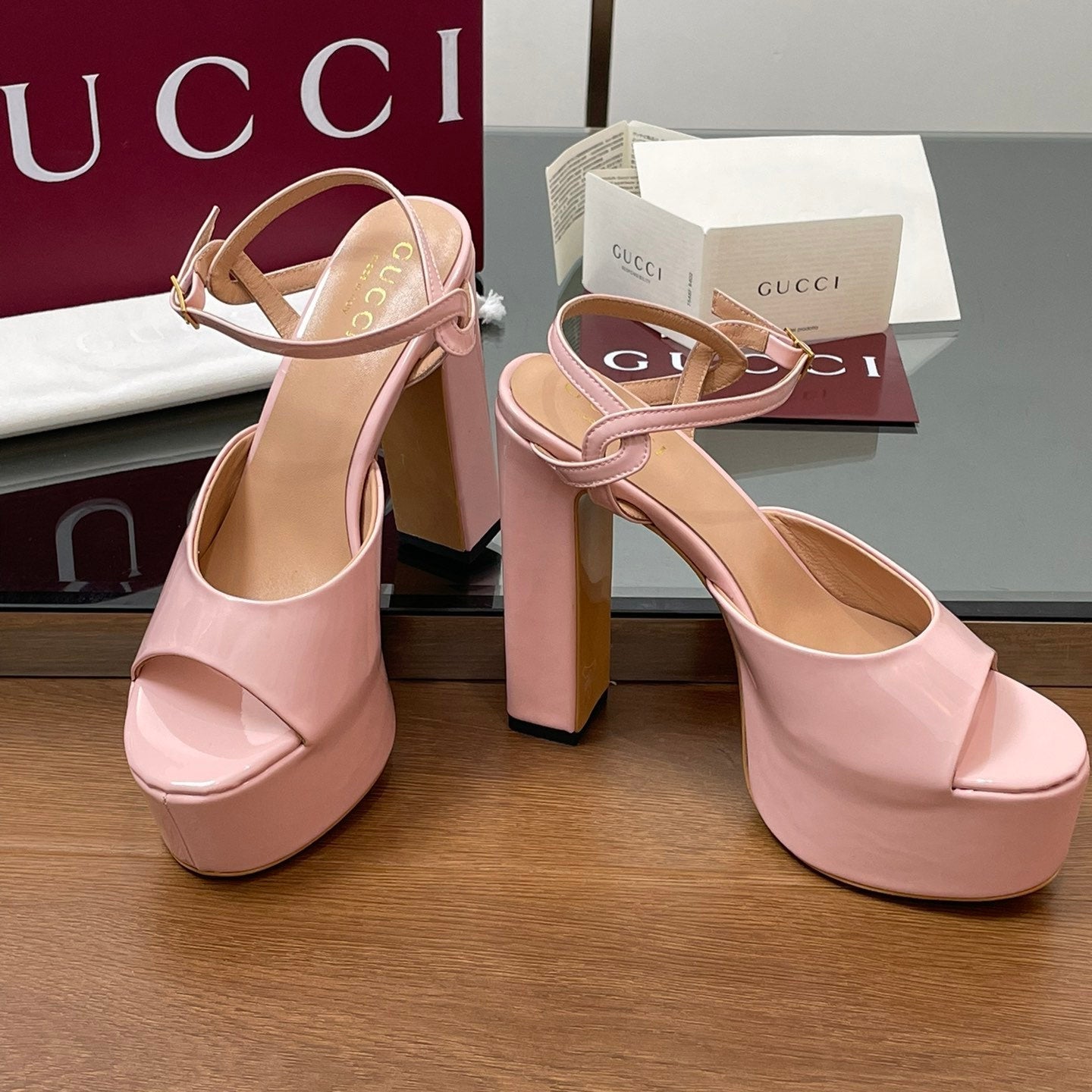 HIGH HEEL SANDALS 13 CM IN LIGHT PINK LAMBSKIN - 35