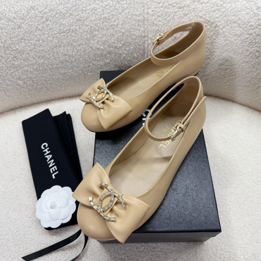 MARY JANE SHOES IN TORTILLA BROWN LAMBSKIN - 35