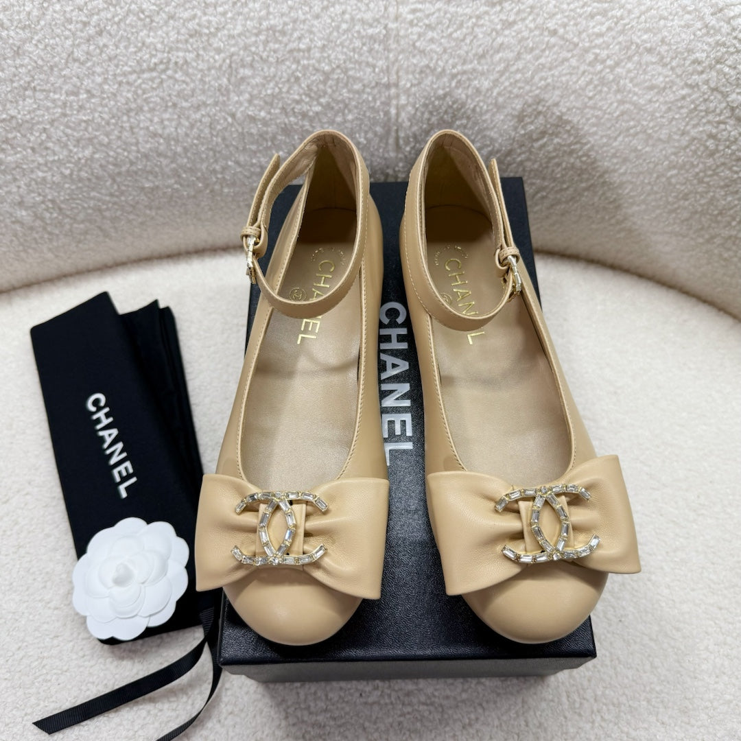 MARY JANE SHOES IN TORTILLA BROWN LAMBSKIN - 35