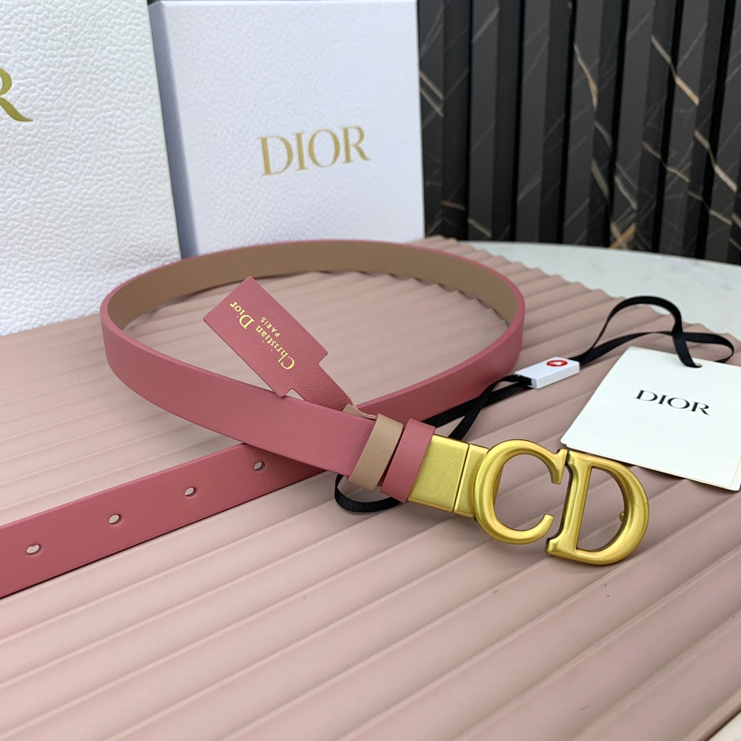 DIOR 25S BELT 20 MM IN MUTED PINK CALFSKIN 568719 - 30