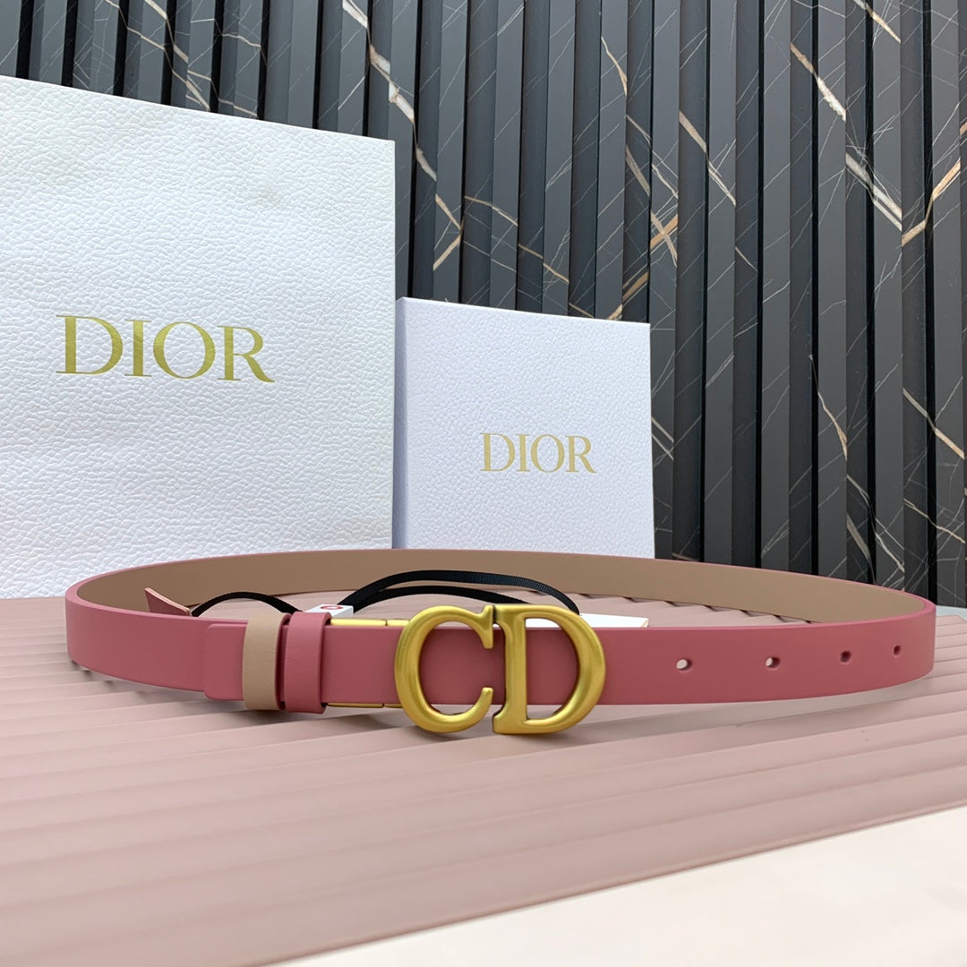 DIOR 25S BELT 20 MM IN MUTED PINK CALFSKIN 568719 - 30