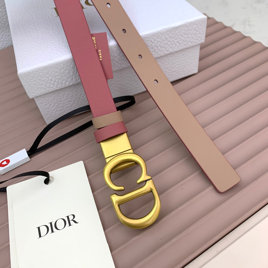 DIOR 25S BELT 20 MM IN MUTED PINK CALFSKIN 568719 - 30