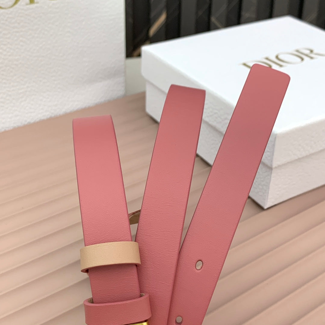 DIOR 25S BELT 20 MM IN MUTED PINK CALFSKIN 568719 - 30