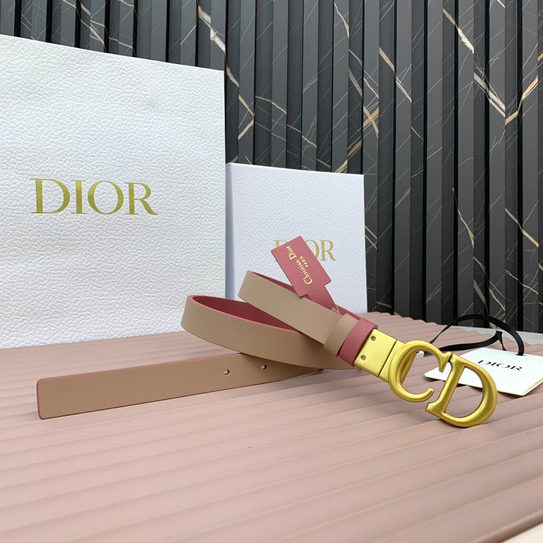 DIOR 25S BELT 20 MM IN MUTED PINK CALFSKIN 568719 - 30