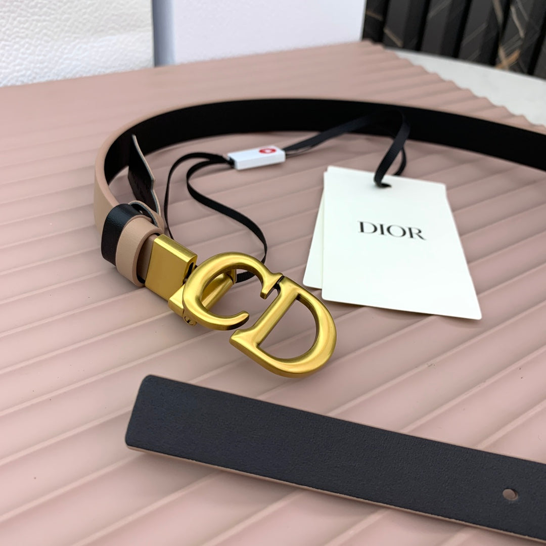DIOR 25S BELT 20 MM IN TAN BEIGE CALFSKIN 568722 - 30