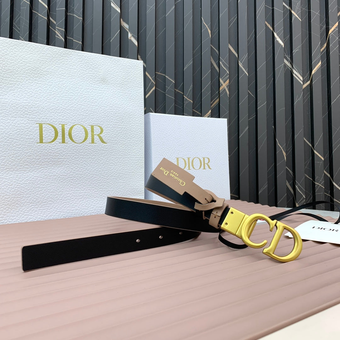DIOR 25S BELT 20 MM IN TAN BEIGE CALFSKIN 568722 - 30