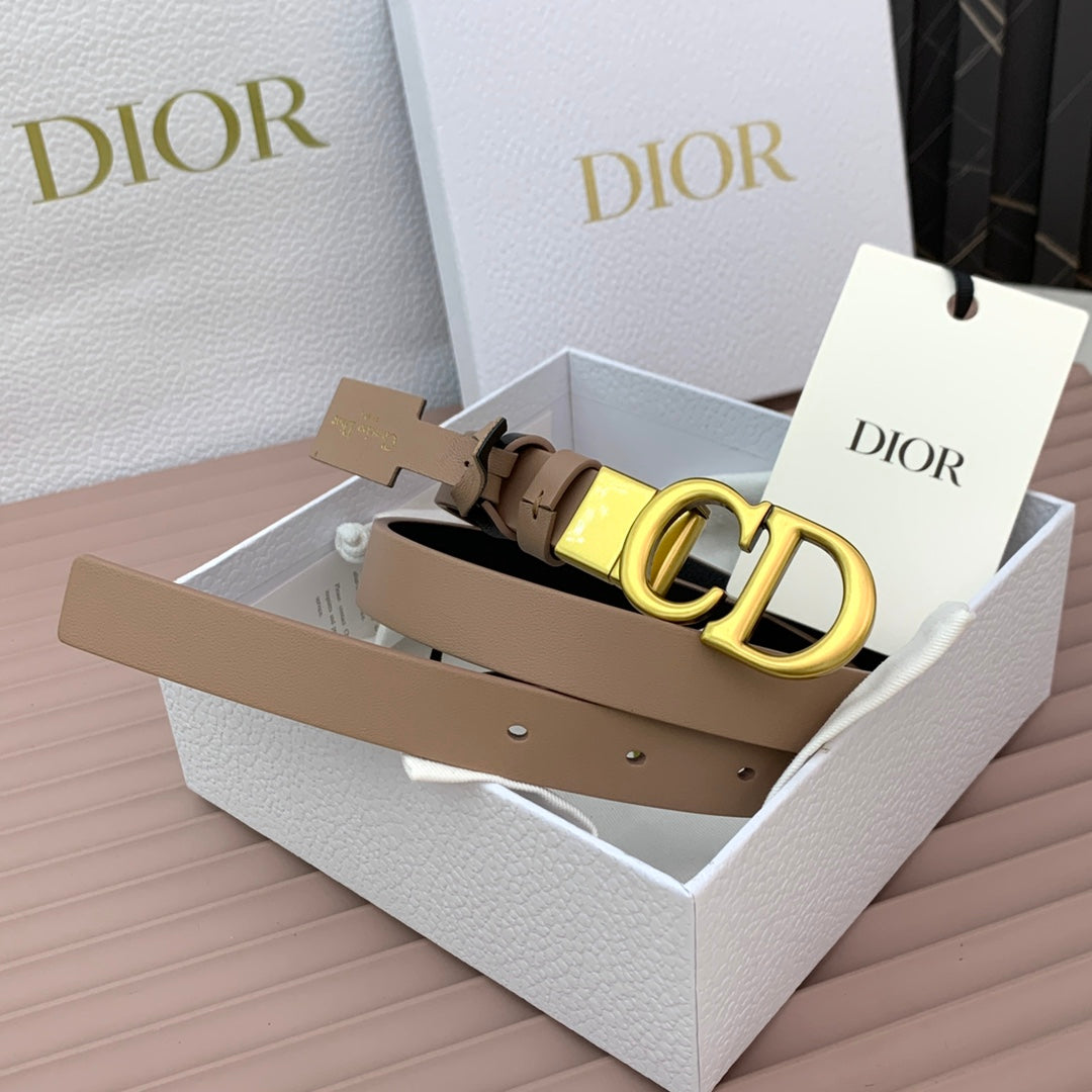 DIOR 25S BELT 20 MM IN TAN BEIGE CALFSKIN 568722 - 30