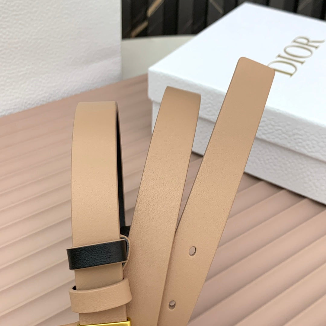 DIOR 25S BELT 20 MM IN TAN BEIGE CALFSKIN 568722 - 30