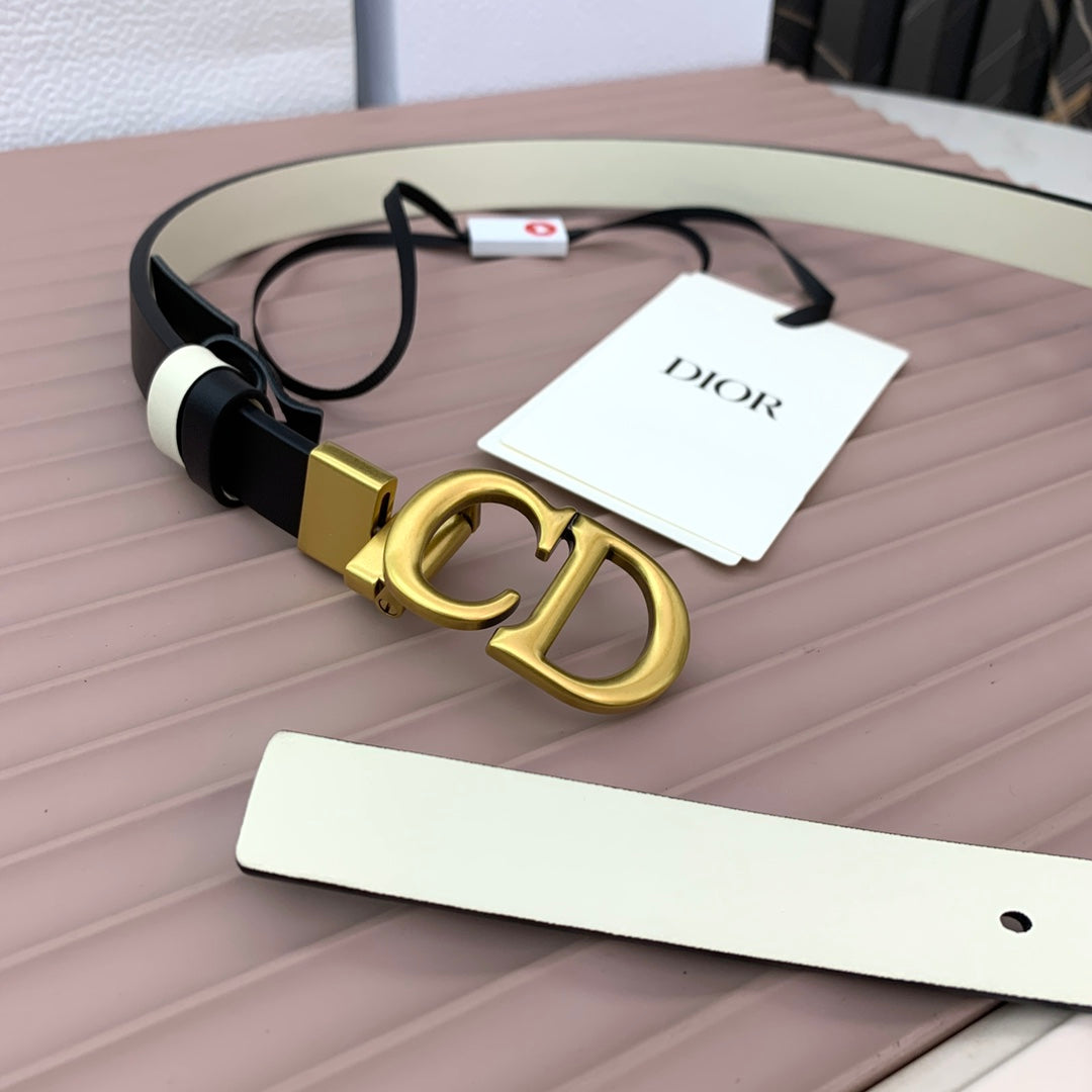 DIOR 25S BELT 20 MM IN BLACK CALFSKIN 568723 - 30