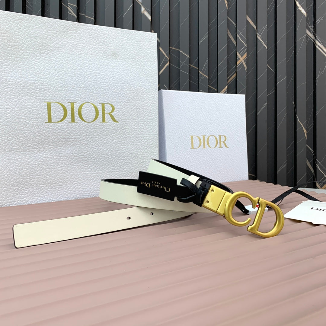 DIOR 25S BELT 20 MM IN BLACK CALFSKIN 568723 - 30