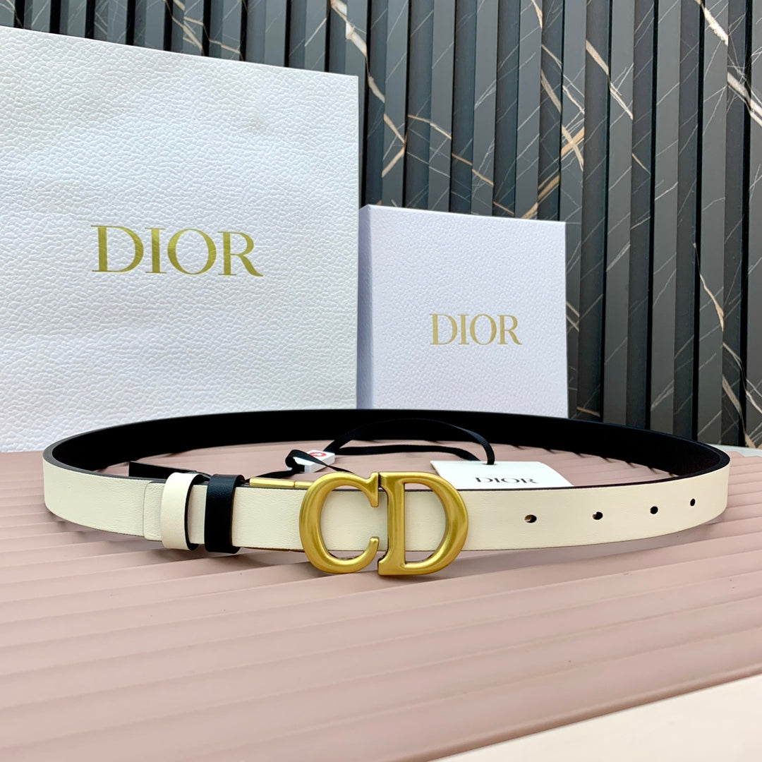 DIOR 25S BELT 20 MM IN BLACK CALFSKIN 568723 - 30