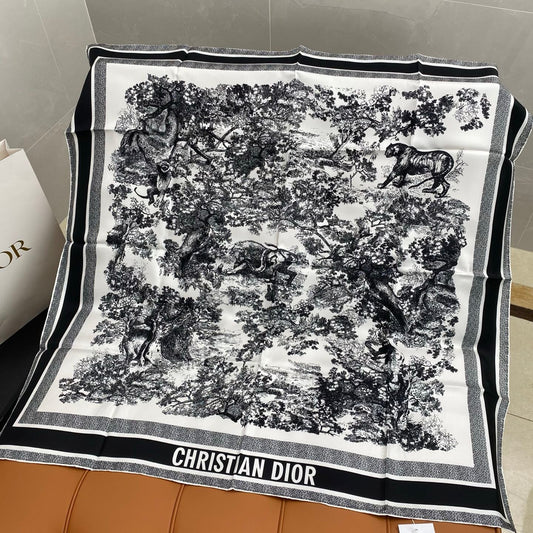 ШОВКОВИЙ ШАРФ DIOR 90 704596