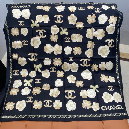 ШАРФ CHANEL 25S 90 З ШОВКУ 703656