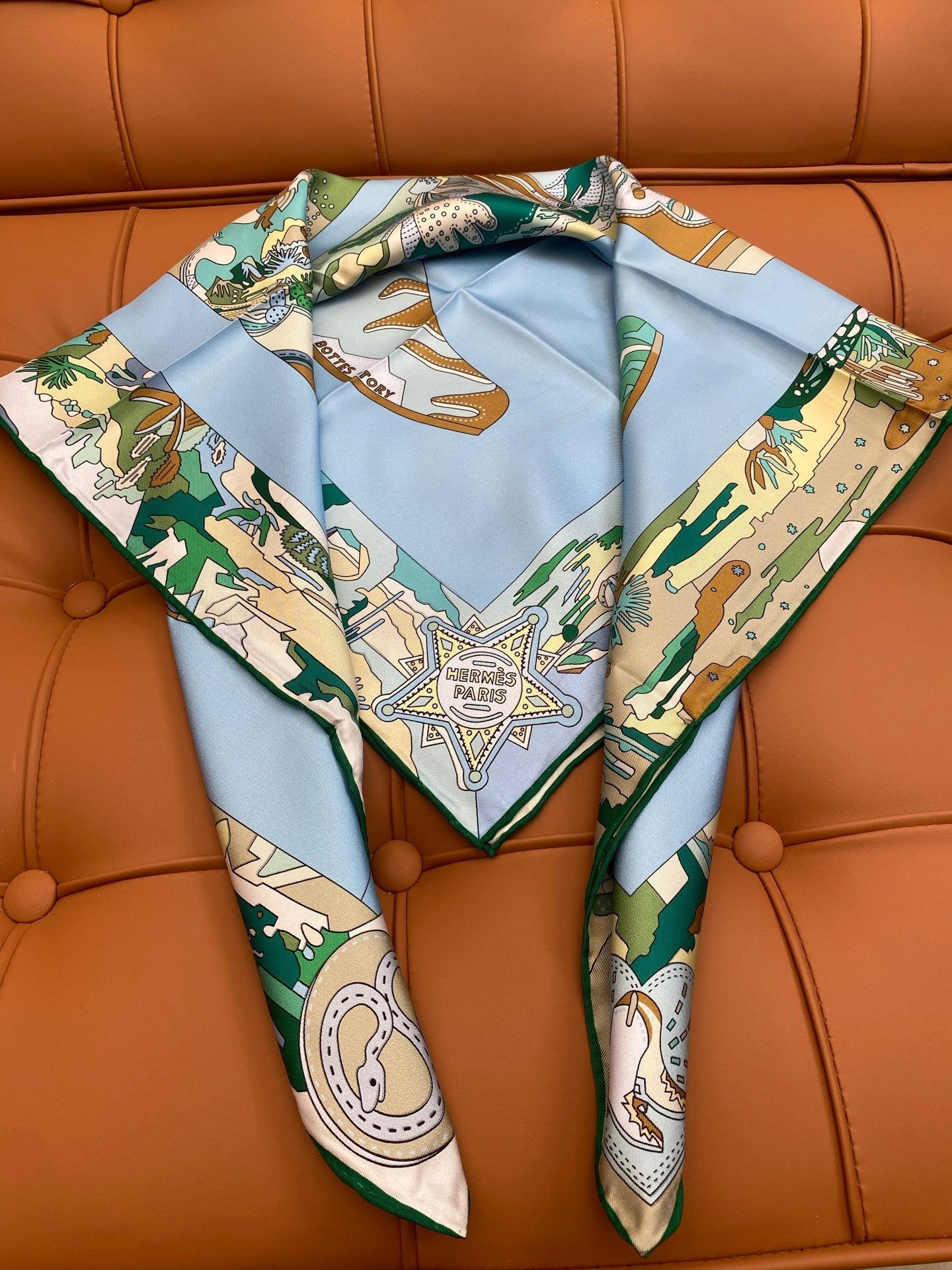 HERMES 25S SCARF 90 IN SILK 718482