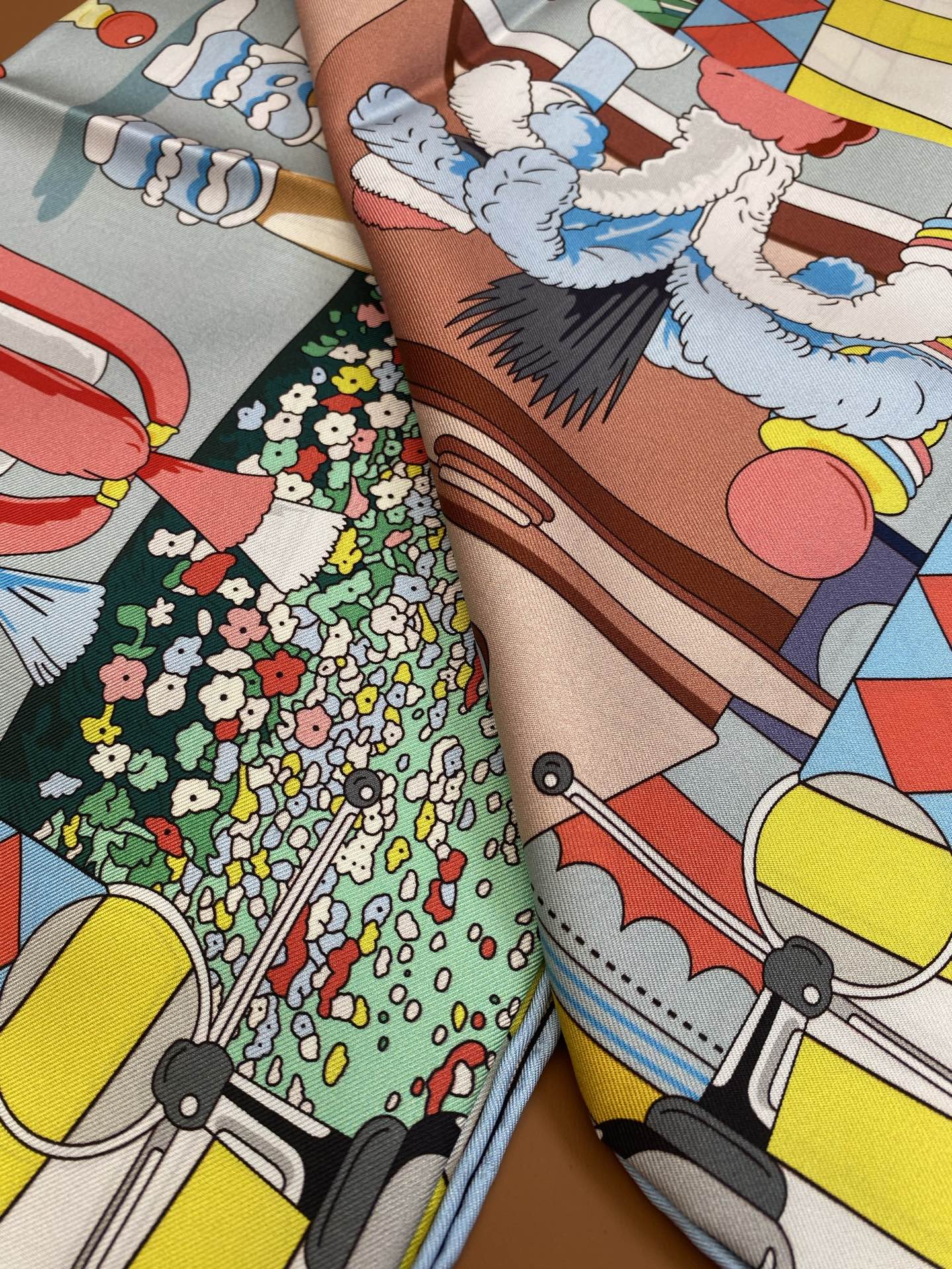 HERMES 25S SCARF 90 IN SILK 718487