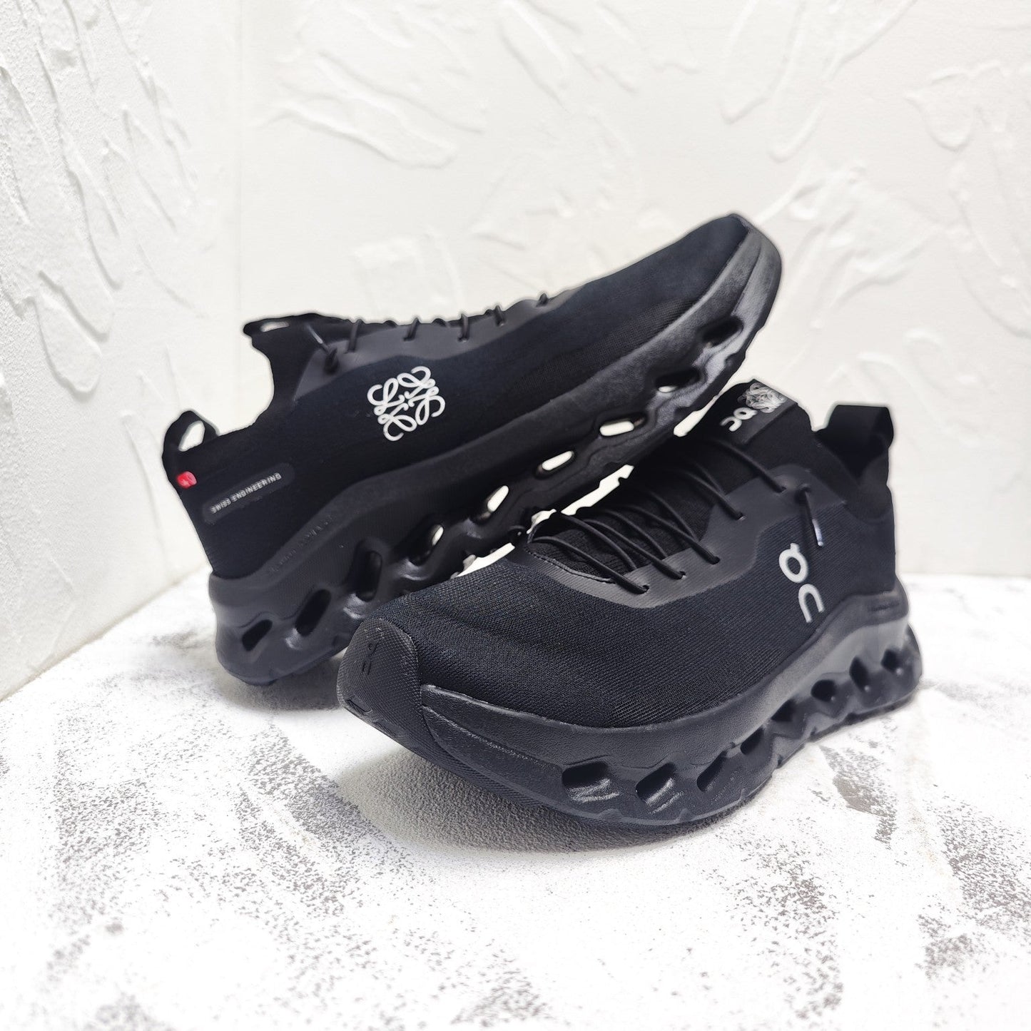 CLOUDTILT SNEAKER IN BLACK RECYCLED POLYESTER - 35