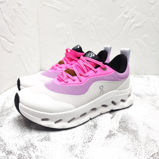 CLOUDTILT 2.0 SNEAKER BRIGHT PINK MIX PALE GRAY CALFSKIN AND BREATHABLE MESH - 35