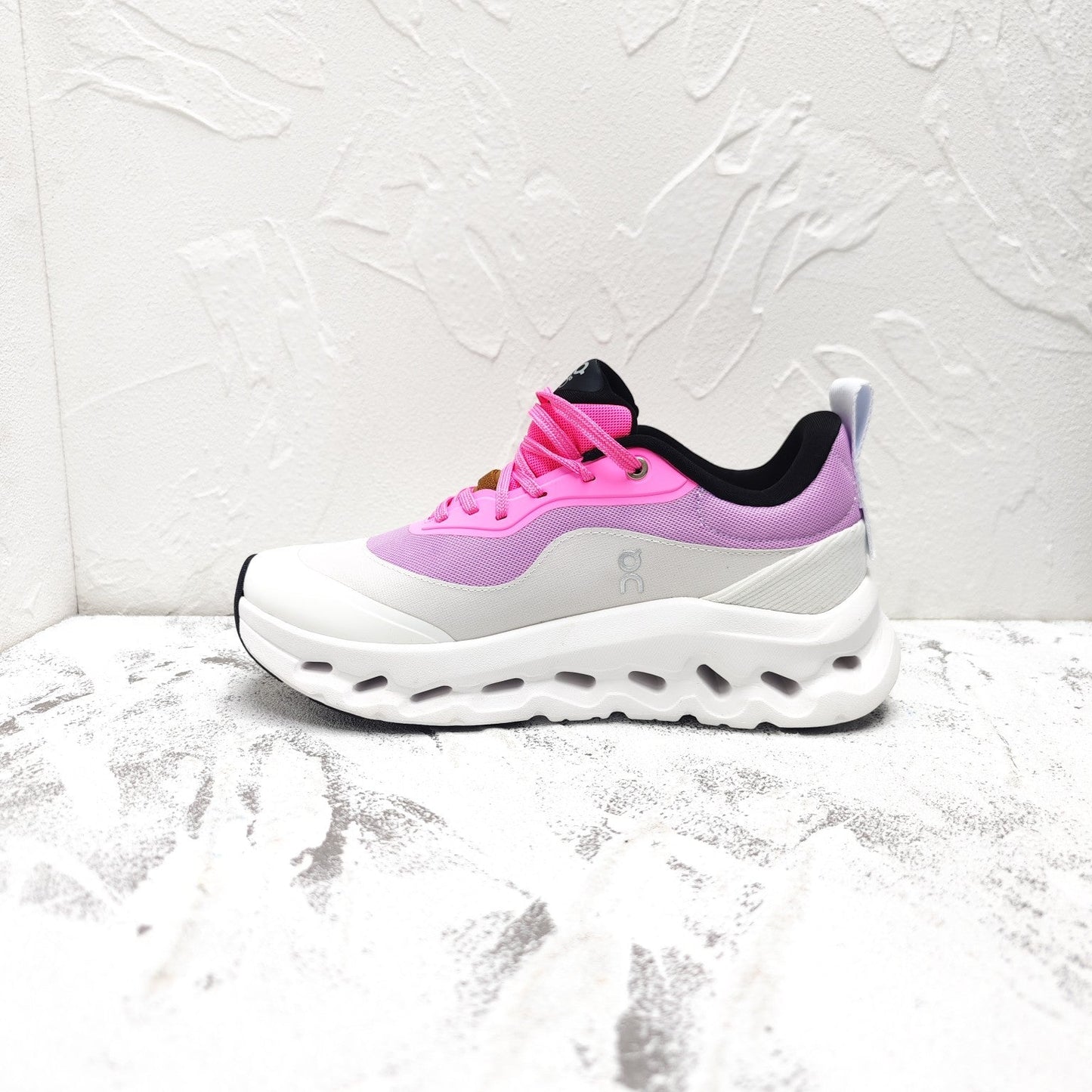CLOUDTILT 2.0 SNEAKER BRIGHT PINK MIX PALE GRAY CALFSKIN AND BREATHABLE MESH - 35