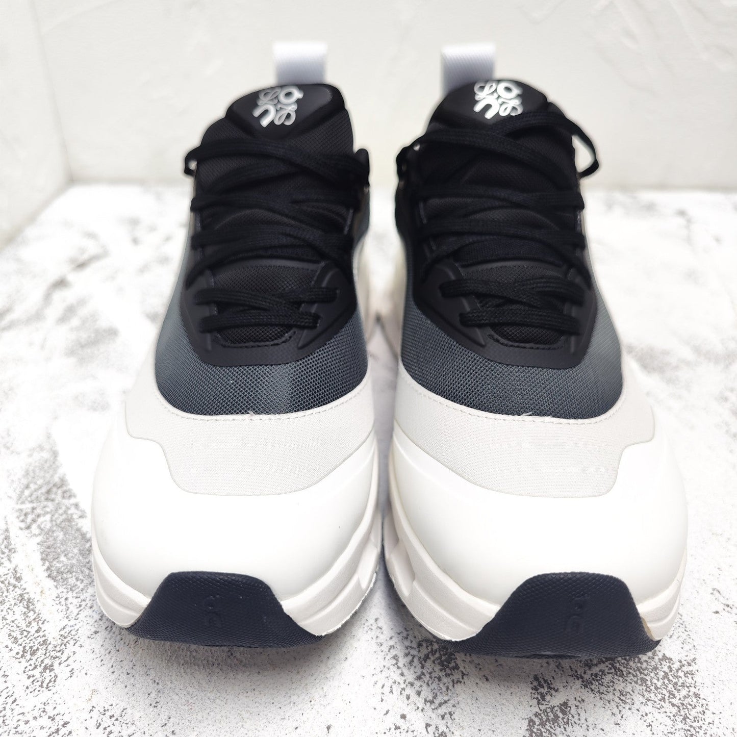 CLOUDTILT 2.0 SNEAKER PALE GRAY MIX BLACK CALFSKIN AND BREATHABLE MESH - 35