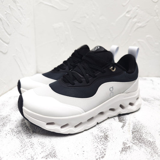 CLOUDTILT 2.0 SNEAKER PALE GRAY MIX BLACK CALFSKIN AND BREATHABLE MESH - 35